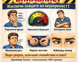 НЛП терапевт Бранимир Тасков: Издайническите невербални признаци